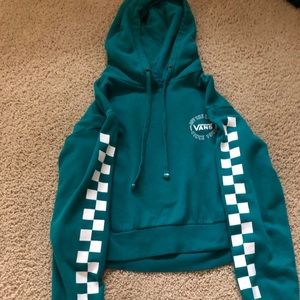 Green vans checkered hoodie